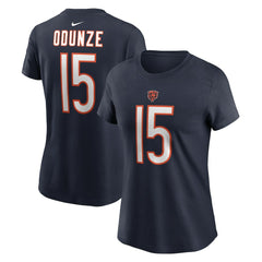 Rome Odunze Chicago Bears Women's Name & Number T-Shirt Navy - Nike