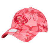 San Francisco 49ers New Era Women's Trippy 9TWENTY Adjustable Hat Scarlet - NFL