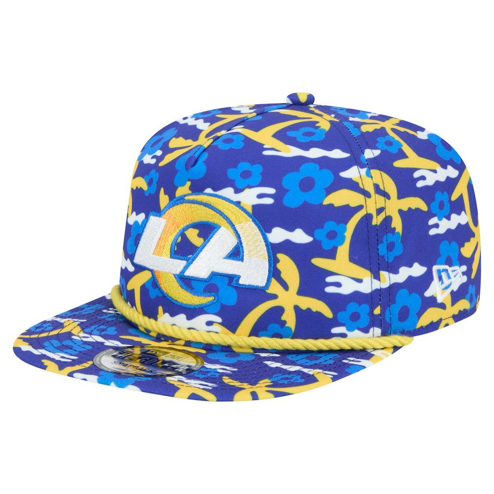 Los Angeles Rams New Era Wakey Wakey Golfer Snapback Hat Royal - NFL
