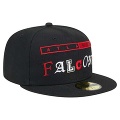 Atlanta Falcons New Era Ransom 59FIFTY Fitted Hat Black - NFL