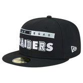 Las Vegas Raiders New Era Ransom 59FIFTY Fitted Hat Black - NFL