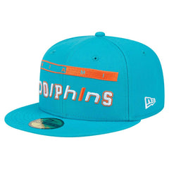 Miami Dolphins New Era Ransom 59FIFTY Fitted Hat Aqua - NFL