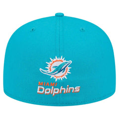 Miami Dolphins New Era Ransom 59FIFTY Fitted Hat Aqua - NFL