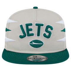 New York Jets New Era Athletic Golfer Snapback Hat Stone/Green - NFL