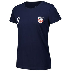 Weston McKennie USMNT Women's Name & Number T-Shirts - Navy