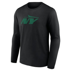 New York Jets Secondary Logo Long Sleeve T-Shirt Black - NFL