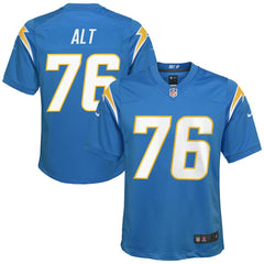 Joe Alt Los Angeles Chargers Youth Game Jersey Powder Blue - Nike