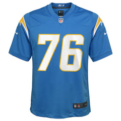Joe Alt Los Angeles Chargers Youth Game Jersey Powder Blue - Nike