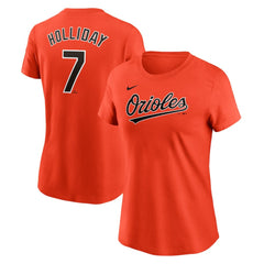 Jackson Holliday Baltimore Orioles Nike Women's Cooperstown Collection Fuse Name & Number T-Shirt Clearance