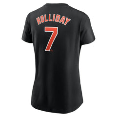 Jackson Holliday Baltimore Orioles Nike Women's Cooperstown Collection Fuse Name & Number T-Shirt On Sale