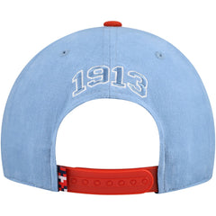 USMNT Unisex Swingman Adjustable Hat - Light Blue/Red