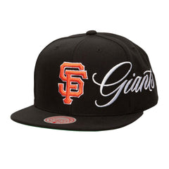 San Francisco Giants Mitchell & Ness Just Don x MLB Lux Script Snapback Hat Online
