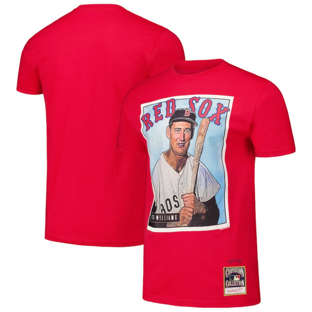 Ted Williams Boston Red Sox Mitchell & Ness Cooperstown Collection Collectors Connection T-Shirt Sale