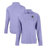Baltimore Ravens Cutter & Buck Women's Coastline Epic Comfort Eco Recycled Funnel Neck Raglan Pullover Sweatshirt Lavender - NFL