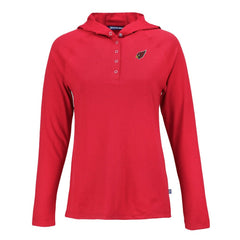 Arizona Cardinals Cutter & Buck Women's Coastline Epic Comfort Eco Recycled Raglan Pullover Hoodie Red - NFL