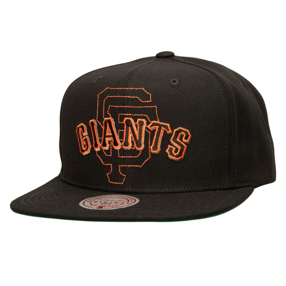 San Francisco Giants Mitchell & Ness Double Up Snapback Hat Online
