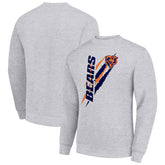 Chicago Bears Starter Color Scratch Team Graphic Fleece Pullover Sweatshirt Heather Gray - NFL