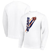 Chicago Bears Starter Color Scratch Team Graphic Fleece Pullover Sweatshirt White - NFL