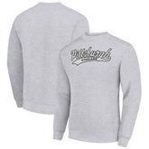 Pittsburgh Steelers Starter Tailsweep Team Graphic Tri-Blend Fleece Pullover Sweatshirt Heather Gray - NFL