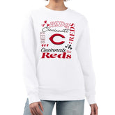 Cincinnati Reds G-III 4Her by Carl Banks Women's Collage Team Graphic Fleece Pullover Hoodie Online