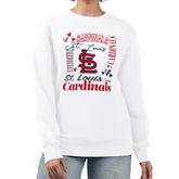 St. Louis Cardinals G-III 4Her by Carl Banks Women's Collage Team Graphic Fleece Pullover Hoodie for sale
