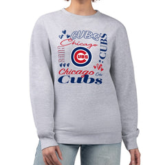 Chicago Cubs G-III 4Her by Carl Banks Women's Collage Team Graphic Fleece Pullover Hoodie Near Me