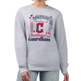 Cleveland Guardians G-III 4Her by Carl Banks Women's Collage Team Graphic Fleece Pullover Hoodie Clearance