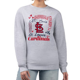 St. Louis Cardinals G-III 4Her by Carl Banks Women's Collage Team Graphic Fleece Pullover Hoodie discount