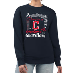 Cleveland Guardians G-III 4Her by Carl Banks Women's Collage Team Graphic Fleece Pullover Hoodie Lifestyle