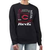 Cincinnati Reds G-III 4Her by Carl Banks Women's Collage Team Graphic Fleece Pullover Hoodie Sale