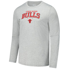 NBA - Chicago Bulls Concepts Sport Petition Long Sleeve Top and Plaid Pant Set - Red