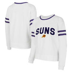 NBA - Phoenix Suns Concepts Sport Women's Borough Pullover Sweatshirt - White