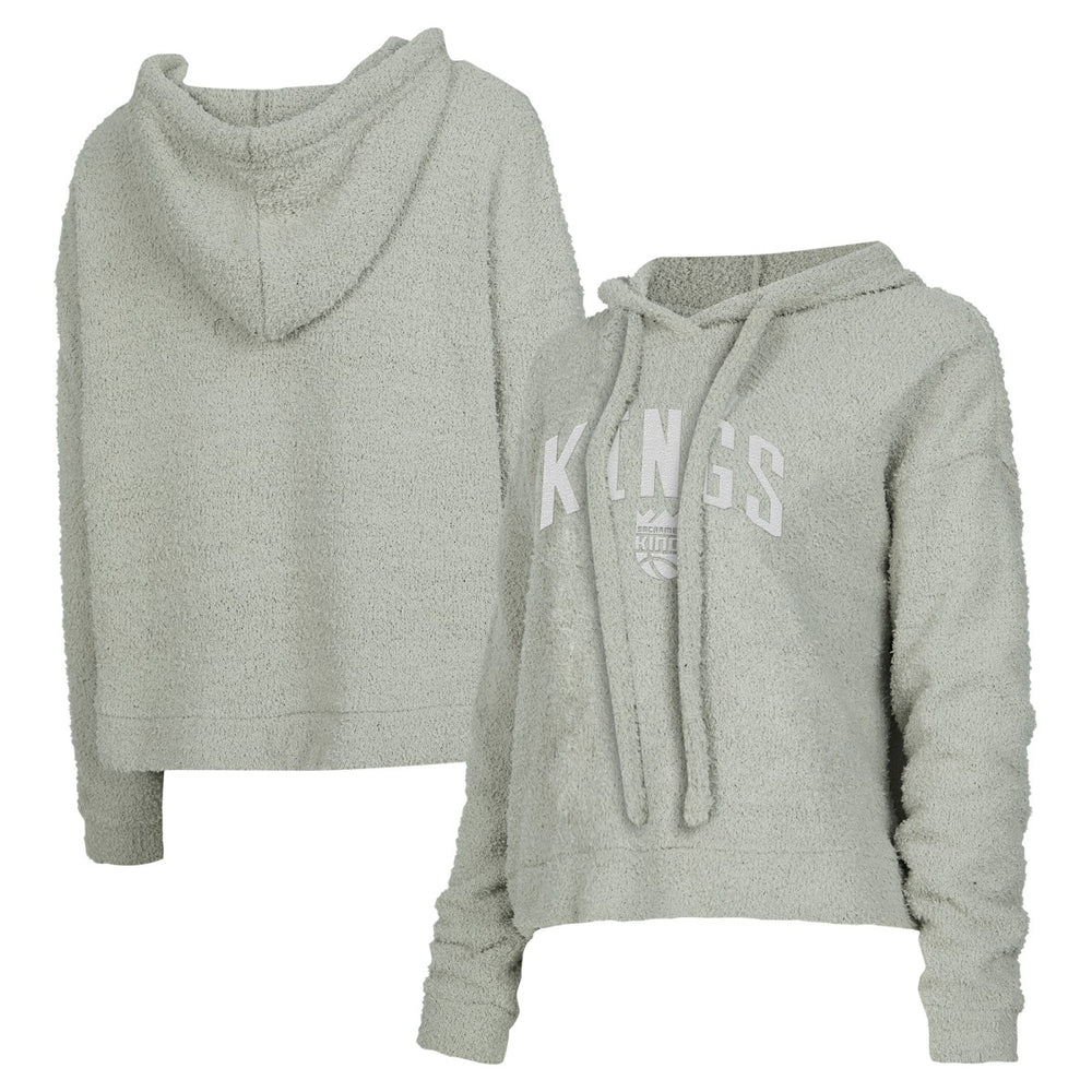 NBA - Sacramento Kings Concepts Sport Women's Ventura Comfy Pullover Hoodie - Gray