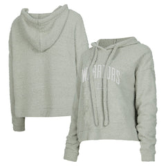 NBA - Golden State Warriors Concepts Sport Women's Ventura Comfy Pullover Hoodie - Gray