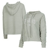 NBA - Philadelphia 76ers Concepts Sport Women's Ventura Comfy Pullover Hoodie - Gray