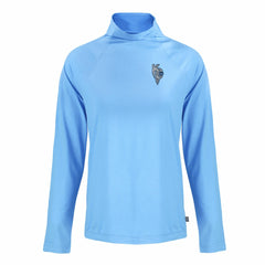 Kansas City Royals Cutter & Buck Women's City Connect Coastline Epic Comfort Eco Recycled Funnel Neck Raglan Pullover Top discount