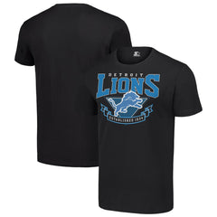 Detroit Lions Starter 80s Inspired Team Logo T-Shirt Black - NFL