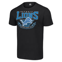 Detroit Lions Starter 80s Inspired Team Logo T-Shirt Black - NFL