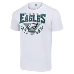 Philadelphia Eagles Starter 80s Inspired Team Logo T-Shirt White - NFL