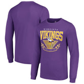 Minnesota Vikings Starter '80s Inspired Team Logo Long Sleeve T-Shirt Purple - NFL