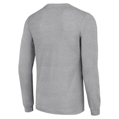 Minnesota Vikings Starter '80s Inspired Team Logo Long Sleeve T-Shirt Heather Gray - NFL