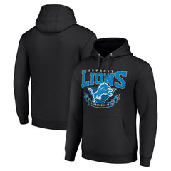 Detroit Lions Starter ‘80s Inspired Pullover Hoodie Black - NFL
