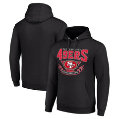 San Francisco 49ers Starter ‘80s Inspired Pullover Hoodie Black - NFL