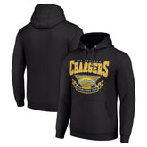 Los Angeles Chargers Starter ‘80s Inspired Pullover Hoodie Black - NFL