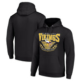 Minnesota Vikings Starter ‘80s Inspired Pullover Hoodie Black - NFL