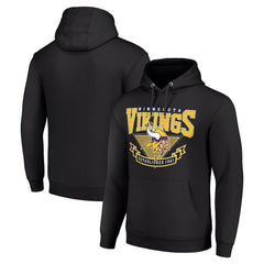 Minnesota Vikings Starter ‘80s Inspired Pullover Hoodie Black - NFL