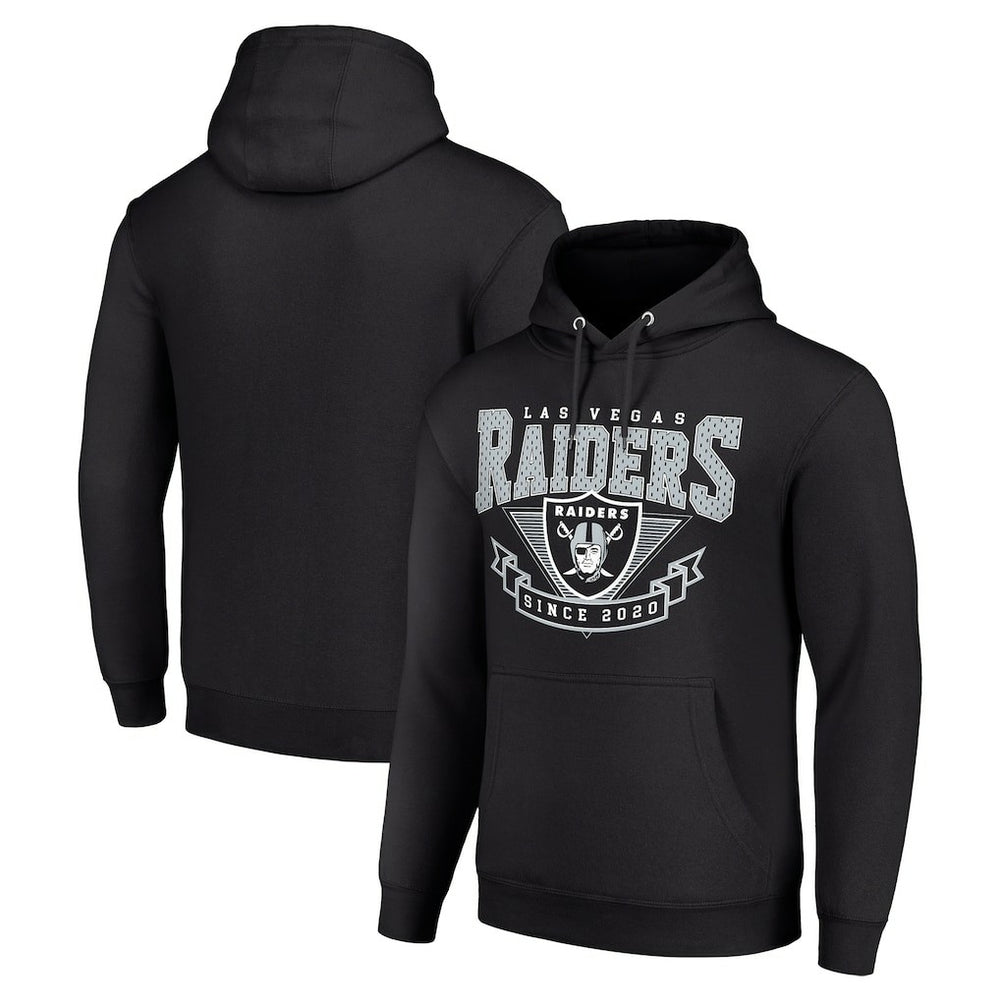 Las Vegas Raiders Starter ‘80s Inspired Pullover Hoodie Black - NFL
