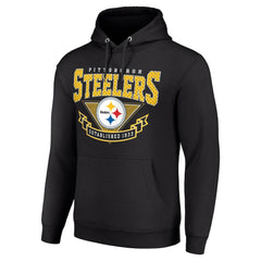 Pittsburgh Steelers Starter ‘80s Inspired Pullover Hoodie Black - NFL