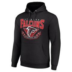 Atlanta Falcons Starter ‘80s Inspired Pullover Hoodie Black - NFL