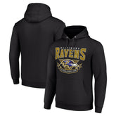 Baltimore Ravens Starter ‘80s Inspired Pullover Hoodie Black - NFL